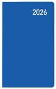 Taschenkalender Saturn Leporello Karton blau 2026 - 