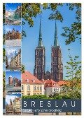 BRESLAU Historisches Stadtherz (Wandkalender 2025 DIN A2 hoch), CALVENDO Monatskalender - Melanie Viola