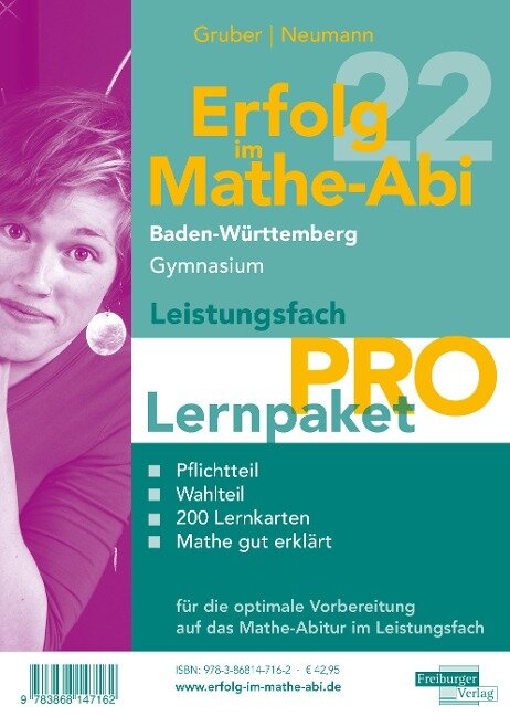 Erfolg im Mathe-Abi 2022 Lernpaket Leistungsfach 'Pro' Baden-Württemberg Gymnasium - Helmut Gruber, Robert Neumann