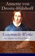 Cover-Bild zum Titel 'Gesammelte Werke von Annette von Droste-Hülshoff' von 'Annette von Droste-Hülshoff'