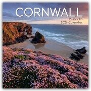 Cover-Bild zum Titel 'Cornwall 2026 - 16-Monatskalender' von 'The Gifted'