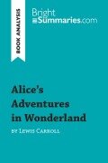 Cover-Bild zum Titel 'Alice's Adventures in Wonderland by Lewis Carroll (Book Analysis)' von 'Bright Summaries'