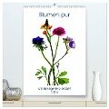 Blumen pur (hochwertiger Premium Wandkalender 2024 DIN A2 hoch), Kunstdruck in Hochglanz - Anneli Hegerfeld-Reckert