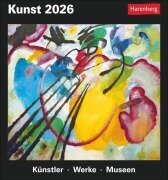 Cover-Bild zum Titel 'Kunst Tagesabreißkalender 2026 - Kulturkalender - Künstler, Werke, Museen' von 'Regina Erbentraut, Maria Christina Zopff'