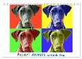 PopArt Animals (Tischkalender 2024 DIN A5 quer), CALVENDO Monatskalender - Nicole Zeug
