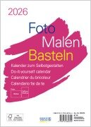 Cover-Bild zum Titel 'Foto-Malen-Basteln Bastelkalender A5 weiß 2026' von ''