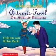 Cover-Bild zum Titel 'Artemis Fowl - Der Atlantis-Komplex (Ein Artemis-Fowl-Roman 7)' von 'Eoin Colfer'