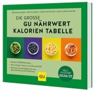 Cover-Bild zum Titel 'Die große GU Nährwert-Kalorien-Tabelle 2026/27' von 'Ibrahim Elmadfa, Erich Muskat, Doris Fritzsche, Alexa Leonie Meyer'