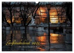 Großstadtabend - Die blaue Stunde in Wien (Wandkalender 2025 DIN A3 quer), CALVENDO Monatskalender - Werner Braun