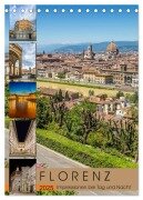 FLORENZ Impressionen bei Tag und Nacht (Tischkalender 2025 DIN A5 hoch), CALVENDO Monatskalender - Melanie Viola