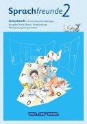 Cover-Bild zum Titel 'Sprachfreunde - Ausgabe Nord (Berlin, Brandenburg, Mecklenburg-Vorpommern)... /   2. Schuljahr - Arbeitsheft' von 'Susanne Kelch, Andrea Knöfler'