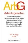 Cover-Bild zum Titel 'Arbeitsgesetze. ArbG' von ''