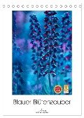Blauer Blütenzauber (Tischkalender 2024 DIN A5 hoch), CALVENDO Monatskalender - Ulrike Adam
