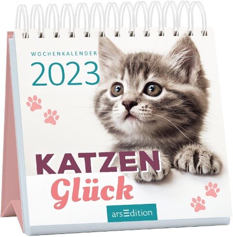 Mini-Wochenkalender Katzenglück 2023 - 