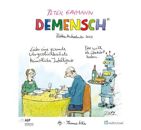 Demensch. Postkartenkalender 2023 - Thomas Klie, Peter Gaymann