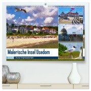 Malerische Insel Usedom - Acryl Impressionen (hochwertiger Premium Wandkalender 2026 DIN A2 quer), Kunstdruck in Hochglanz - Anja Frost