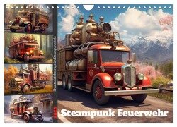 Steampunk Feuerwehr (Wandkalender 2026 DIN A4 quer), CALVENDO Monatskalender - Sabine Löwer