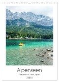 Alpenseen (Wandkalender 2024 DIN A3 hoch), CALVENDO Monatskalender - Franziska Petersen