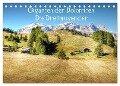 Giganten der Dolomiten - Die Dreitausender (Tischkalender 2024 DIN A5 quer), CALVENDO Monatskalender - Kordula Uwe Vahle