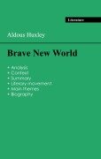Cover-Bild zum Titel 'Succeed all your 2024 exams: Analysis of the novel of Aldous Huxley's Brave New World' von 'Aldous Huxley'