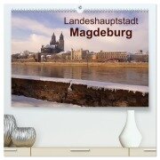 Landeshauptstadt Magdeburg (hochwertiger Premium Wandkalender 2026 DIN A2 quer), Kunstdruck in Hochglanz - Beate Bussenius