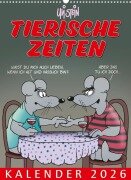 Uli Stein Tierische Zeiten 2026: Monatskalender für die Wand - Uli Stein