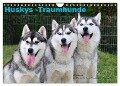 Huskys - Traumhunde (Wandkalender 2024 DIN A4 quer), CALVENDO Monatskalender - Michael Ebardt