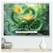 Mythos trifft Botanik - Die geheimnisvollen Drachenpflanzen (hochwertiger Premium Wandkalender 2026 DIN A2 quer), Kunstdruck in Hochglanz - Dusanka Djeric