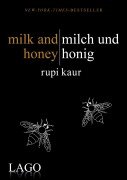 Cover-Bild zum Titel 'milk and honey - milch und honig' von 'Rupi Kaur'