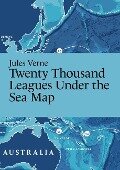 Cover-Bild zum Titel 'Jules Verne: Twenty Thousand Leagues Under the Sea Map' von ''