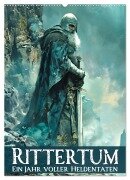 Rittertum - ein Jahr voller Heldentaten (Wandkalender 2025 DIN A2 hoch), CALVENDO Monatskalender - Val Thoermer
