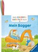 Cover-Bild zum Titel 'Mein Knuddel-Knautsch-Buch - Mein Bagger' von 'Sandra Grimm'