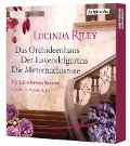 Cover-Bild zum Titel 'Die große Box: Das Orchideenhaus - Der Lavendelgarten - Die Mitternachtsrose' von 'Lucinda Riley'