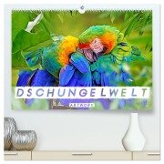Dschungelwelt - Artwork (hochwertiger Premium Wandkalender 2026 DIN A2 quer), Kunstdruck in Hochglanz - Liselotte Brunner-Klaus