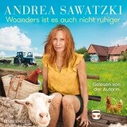Cover-Bild zum Titel 'Woanders ist es auch nicht ruhiger (Die Bundschuhs 5)' von 'Andrea Sawatzki'