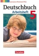 Cover-Bild zum Titel 'Deutschbuch 5. Schuljahr. Arbeitsheft mit Lösungen Gymnasium Rheinland-Pfalz' von 'Andrea Wagener, Sandra Simberger, Irmgard Schick, Vera Potthast, Kerstin Muth'