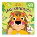 Cover-Bild zum Titel 'TRÖTSCH - Lustiges Maskenbuch "Zootiere" | Interaktives Pappenbuch mit 5 herausnehmbaren Zootier-Masken zum Spielen und Verkleiden | Mit eingängigen Reimen für fantasievolle Abenteuer | Ab 1 Jahr' von ''